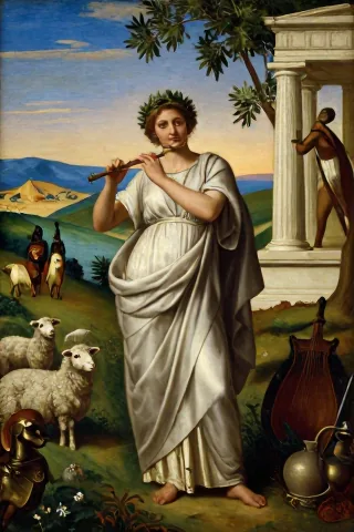 Arcadia historical or symbolic source image