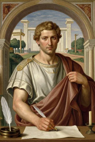 Claude historical or symbolic source image