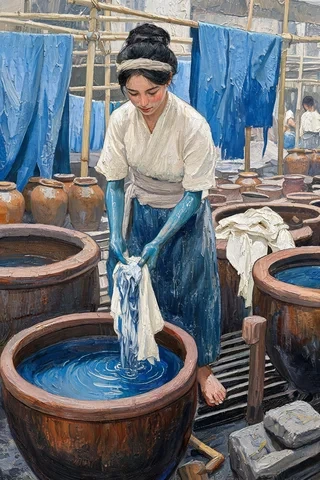 Indigo historical or symbolic source image