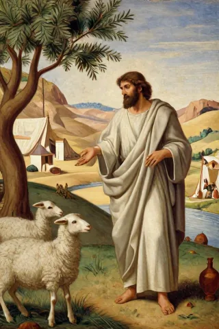 Isaiah historical or symbolic source image