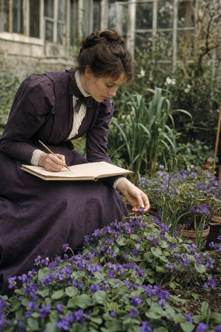 Violet historical or symbolic source image
